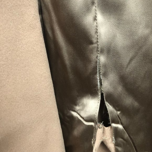 Vintage Loro Piana Italy 100% Cashmere Long Coat Tan - Picture 3 of 12